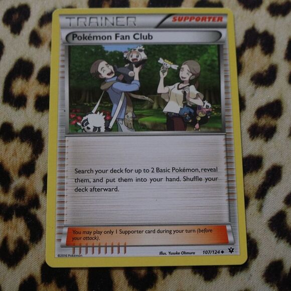 Pokemon Fan Club 107/124 Pokemon Card - Picture 1 of 1